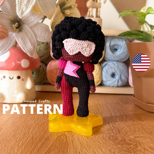 Mini Amigurumi Crochet Pattern Garnet