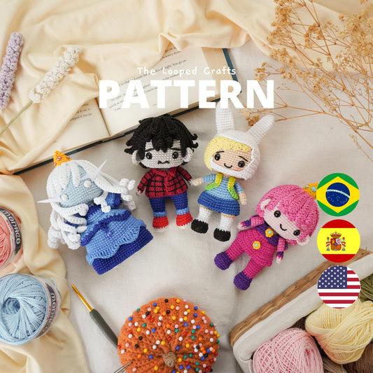 Mini Amigurumi Adventure Time Gender Swap