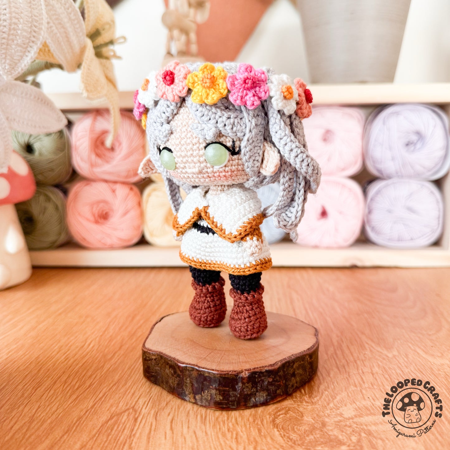Mini Amigurumi Crochet Elf Mage