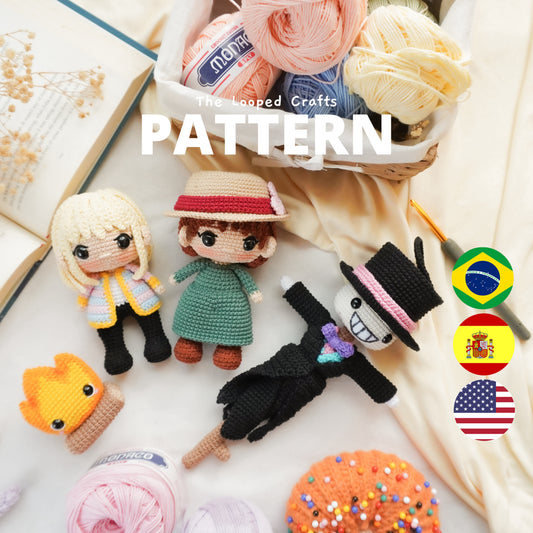 Mini Amigurumi Howl's Moving Castle
