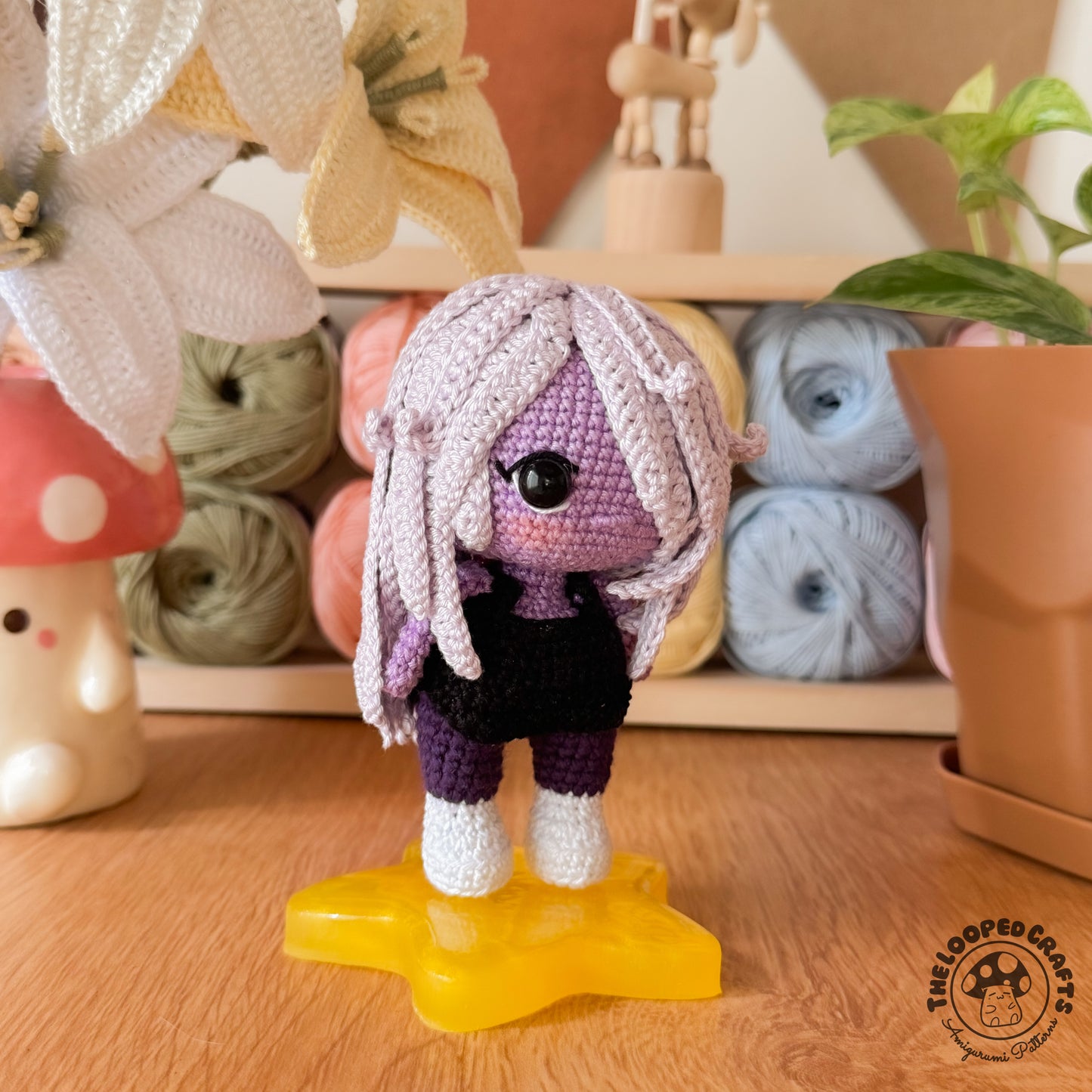 Mini Amigurumi Crochet Pattern Amethyst