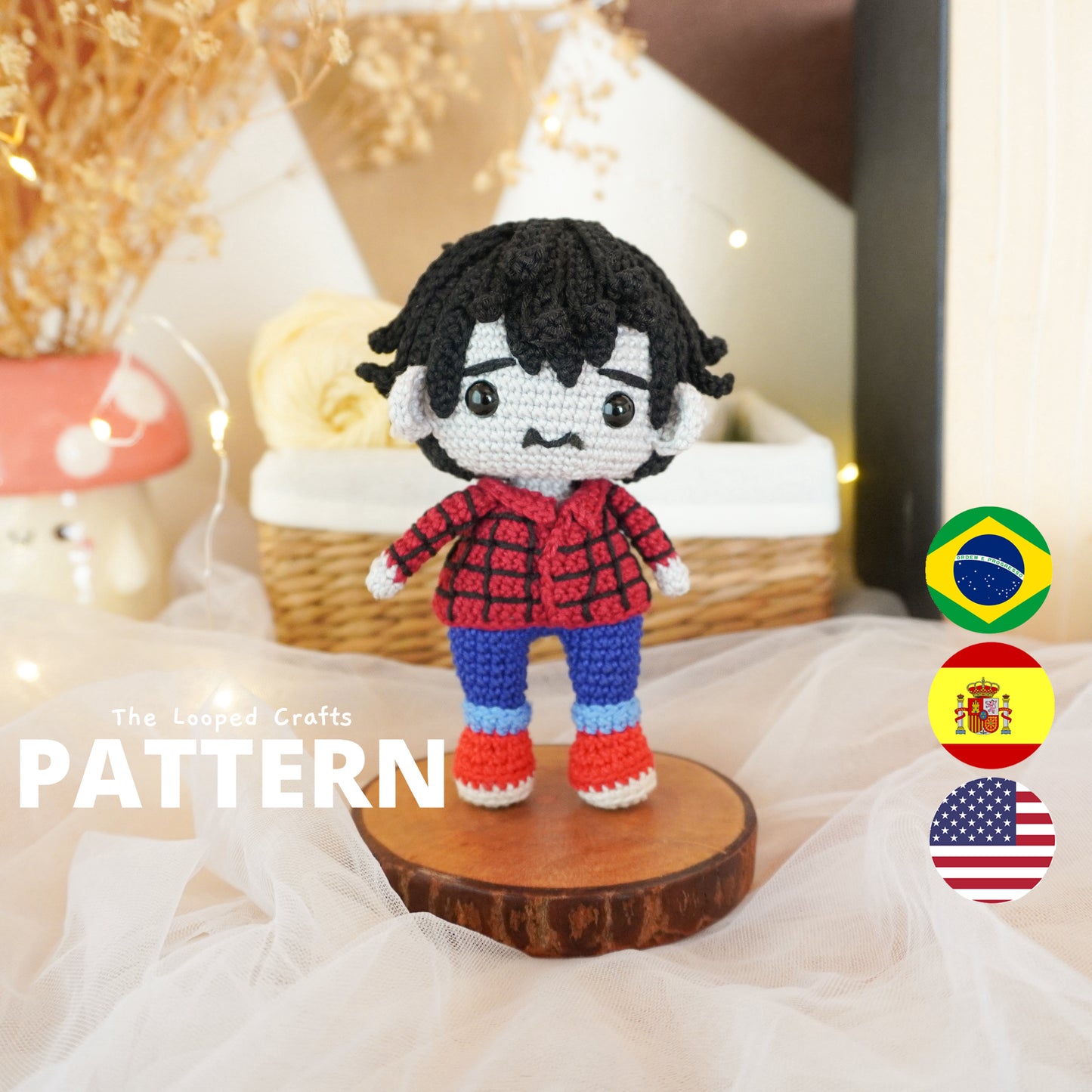 Mini Amigurumi Adventure Time Gender Swap Marshall Lee Inspired