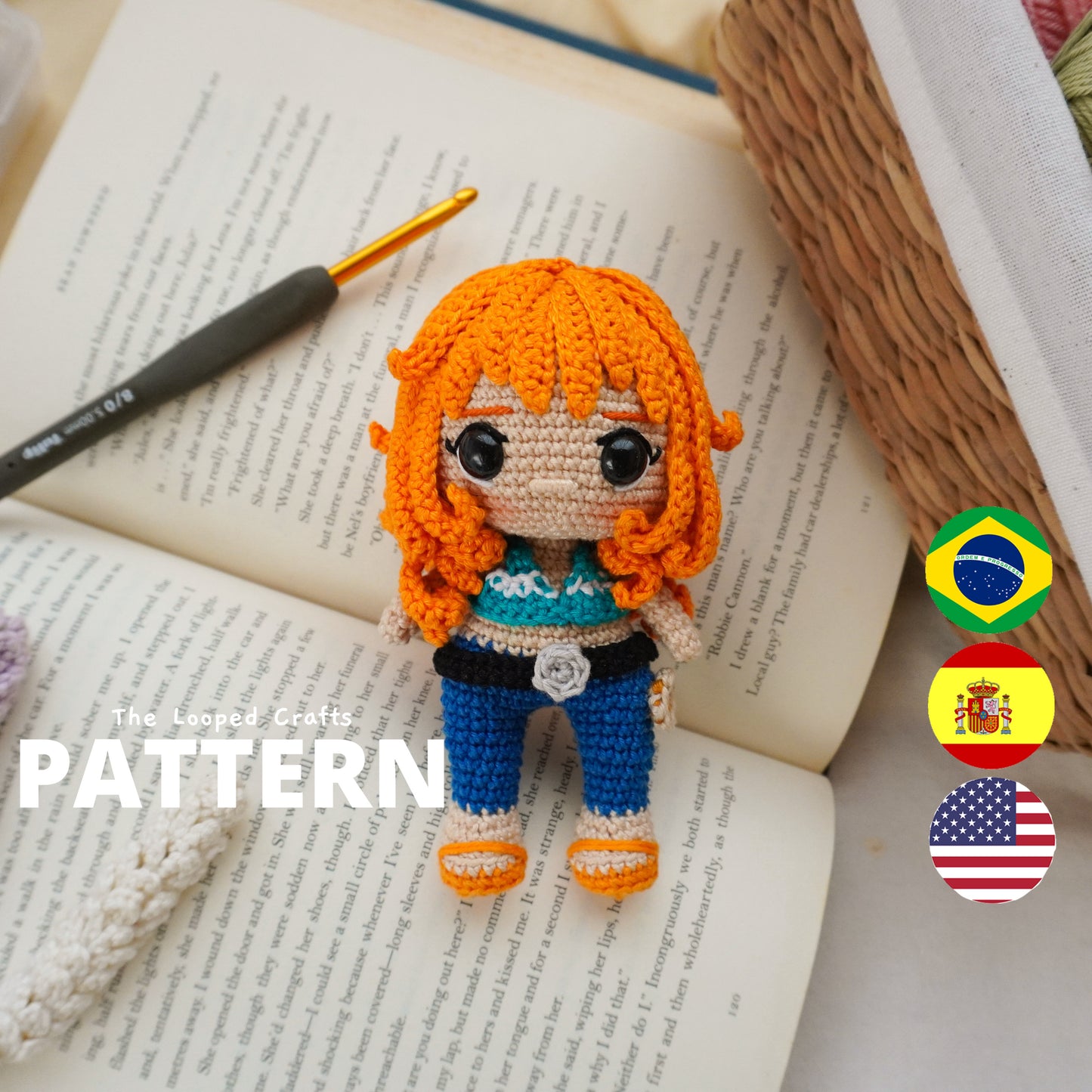 Mini Amigurumi Crochet Pattern Pirate Navigator