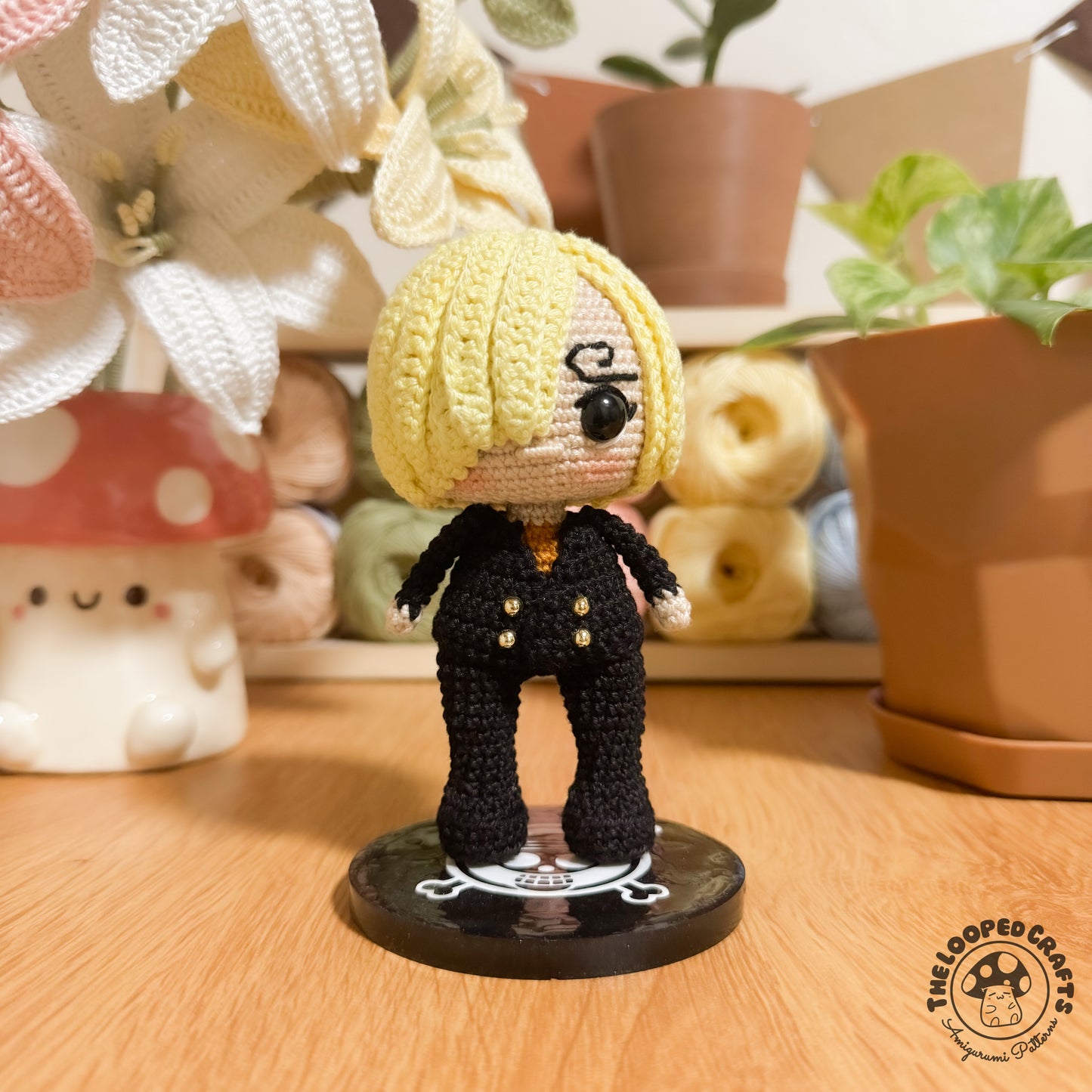 Mini Amigurumi Crochet Pattern Pirate Cook