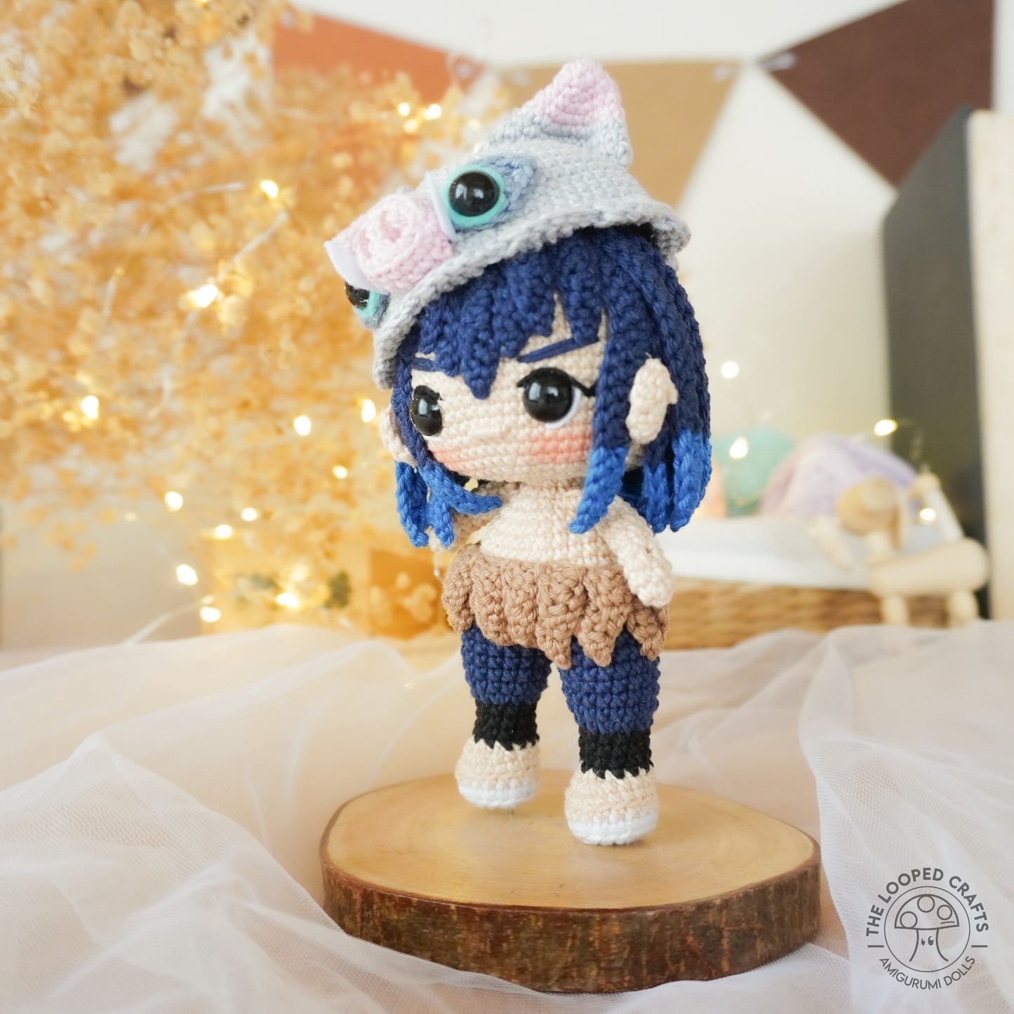Mini Amigurumi Crochet Pattern Inosuke