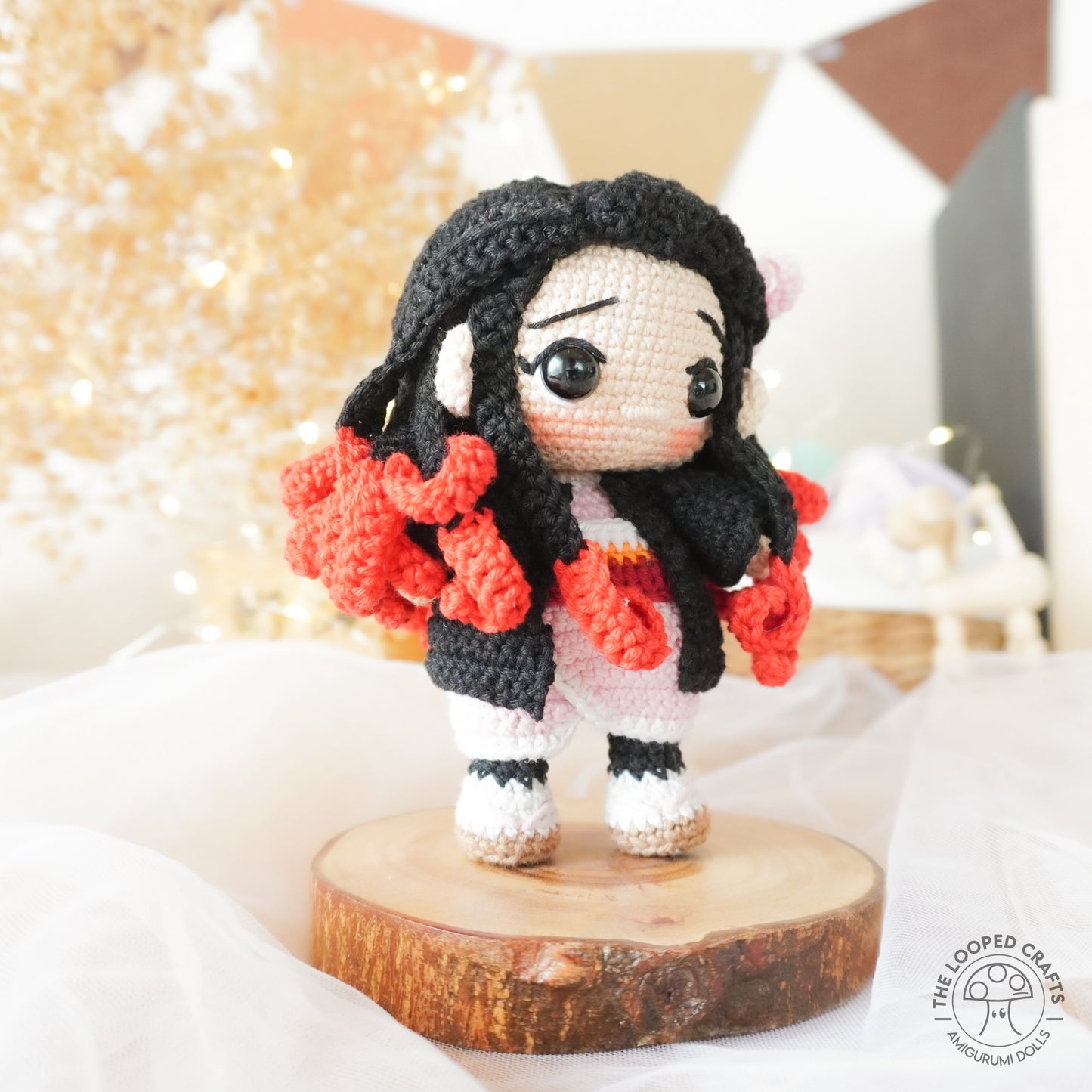 Mini Amigurumi Crochet Pattern Nezuko