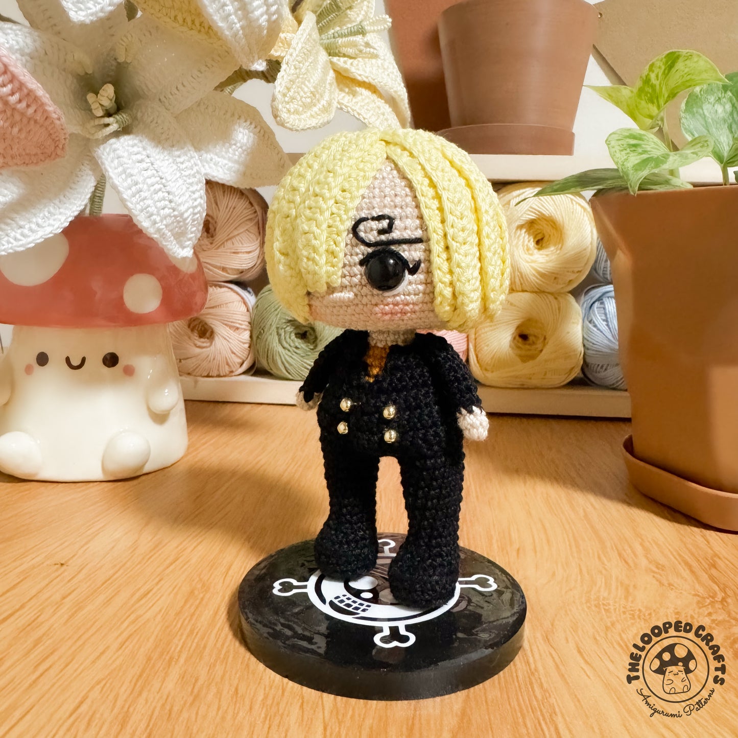 Mini Amigurumi Crochet Pattern Pirate Cook
