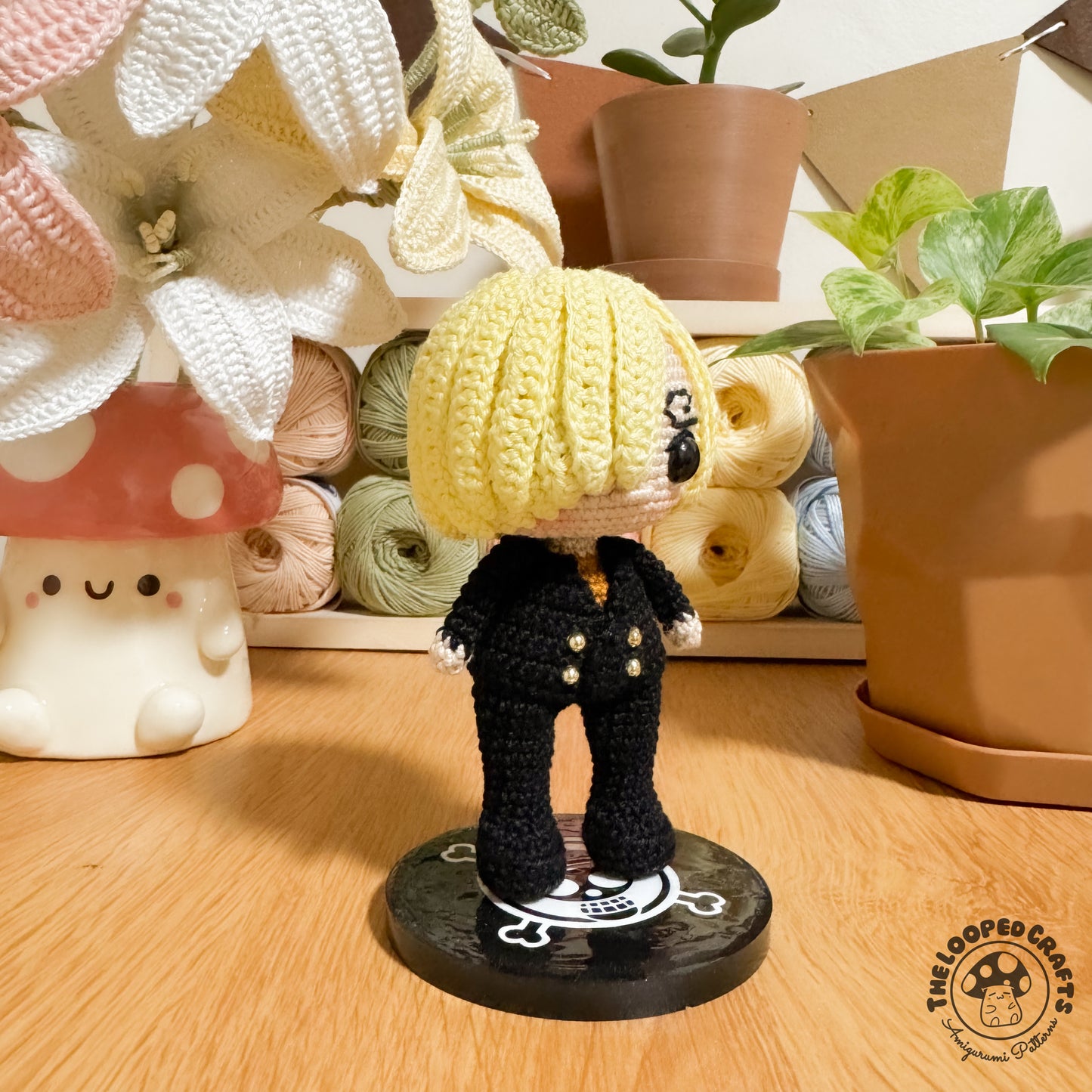 Mini Amigurumi Crochet Pattern Pirate Cook