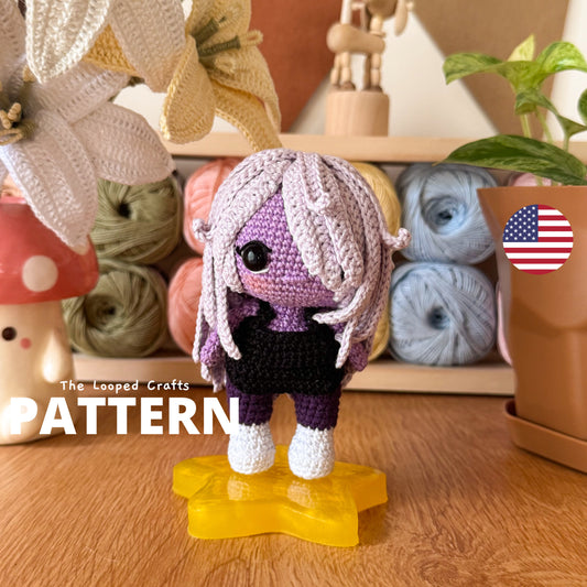 Mini Amigurumi Crochet Pattern Amethyst