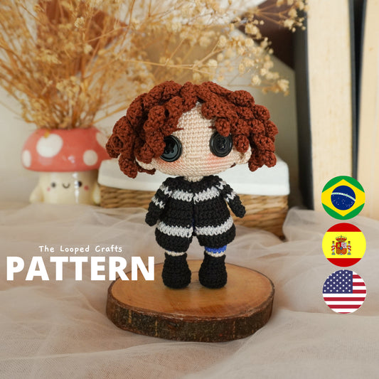 Mini Amigurumi Wybie Button Eyes Inspired