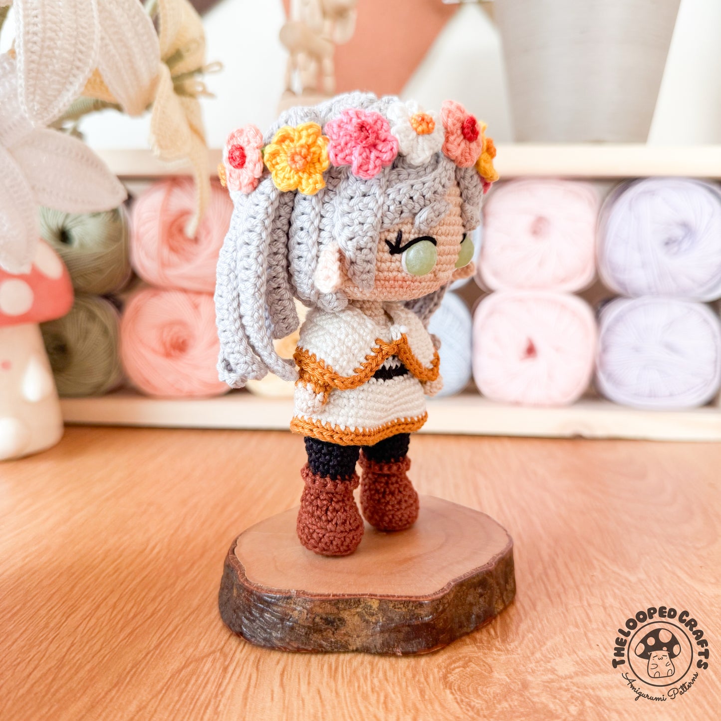 Mini Amigurumi Crochet Elf Mage