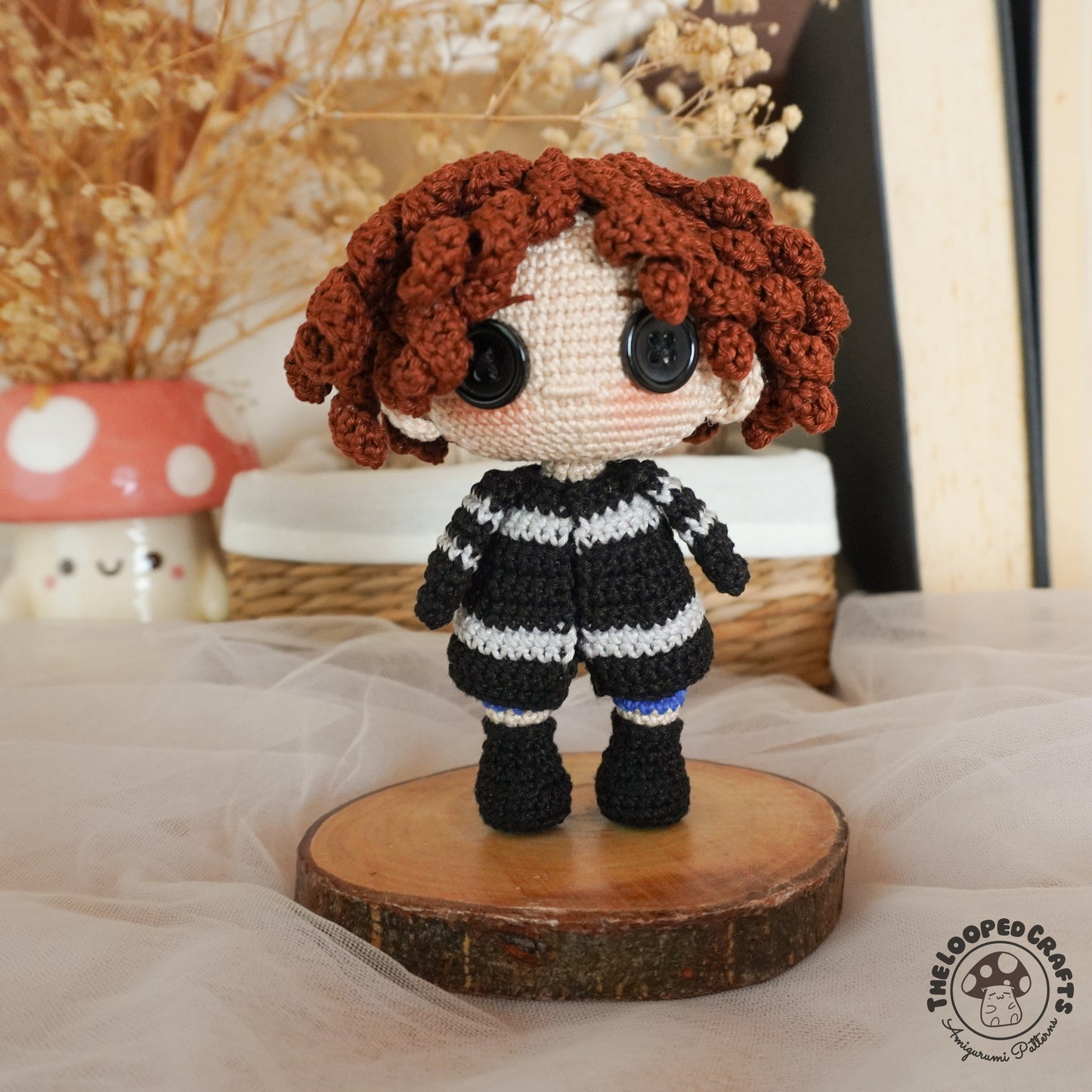 Mini Amigurumi Wybie Button Eyes Inspired