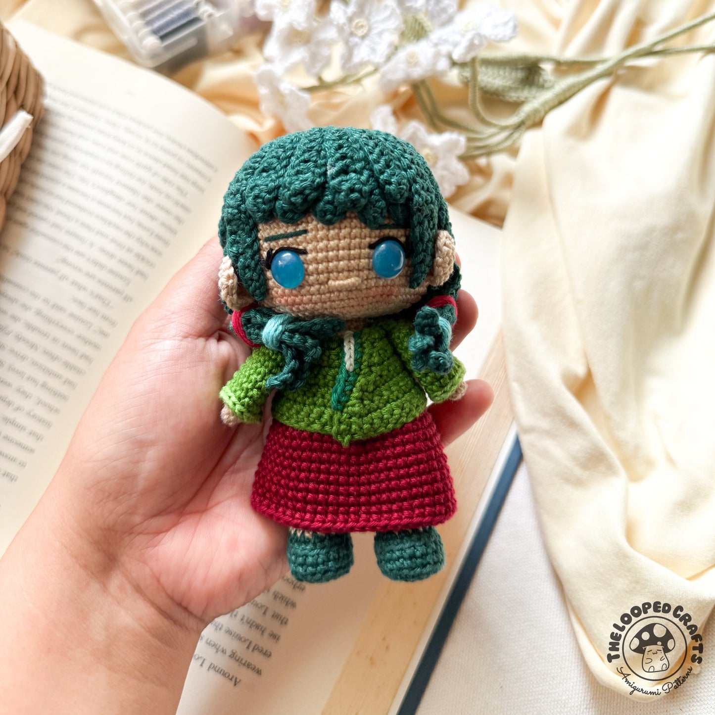 Mini Amigurumi Crochet Apothecary Girl