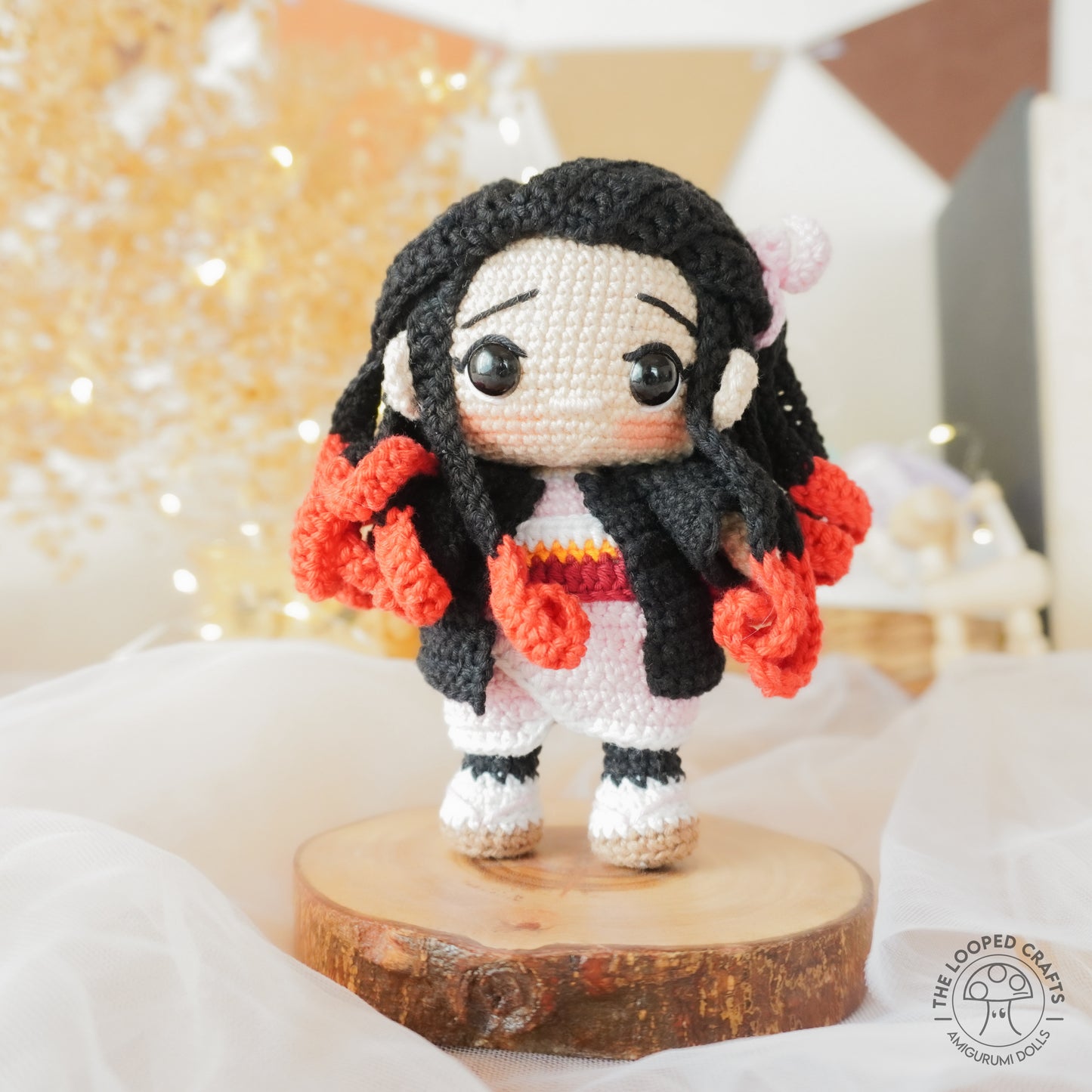 Mini Amigurumi Crochet Pattern Nezuko
