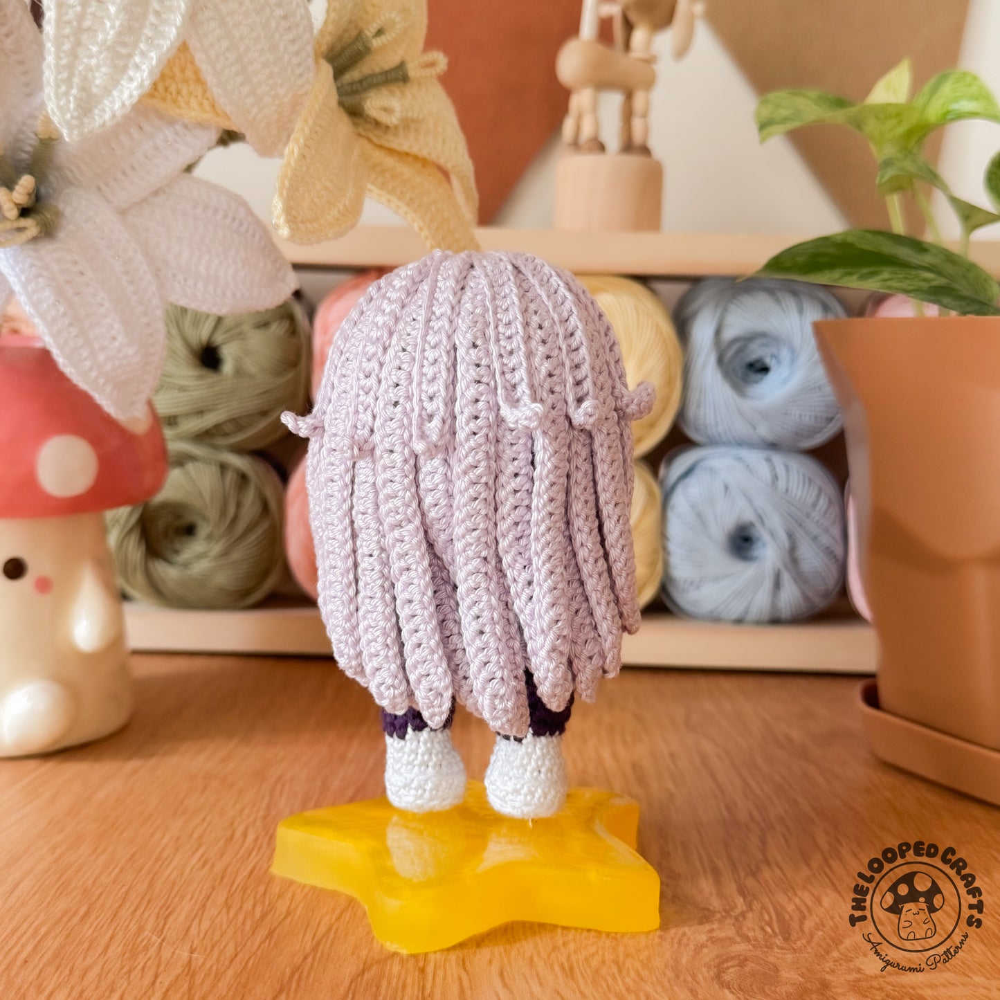 Mini Amigurumi Crochet Pattern Amethyst