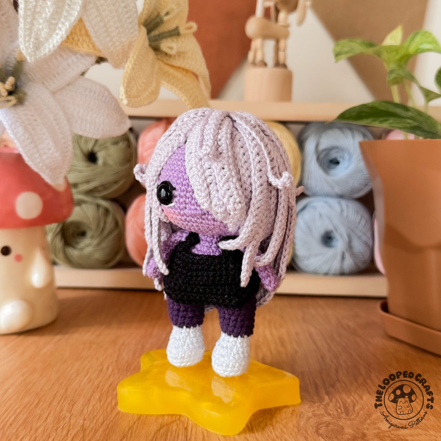 Mini Amigurumi Crochet Pattern Amethyst