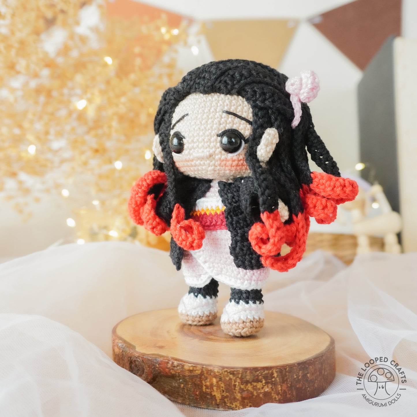 Mini Amigurumi Crochet Pattern Nezuko