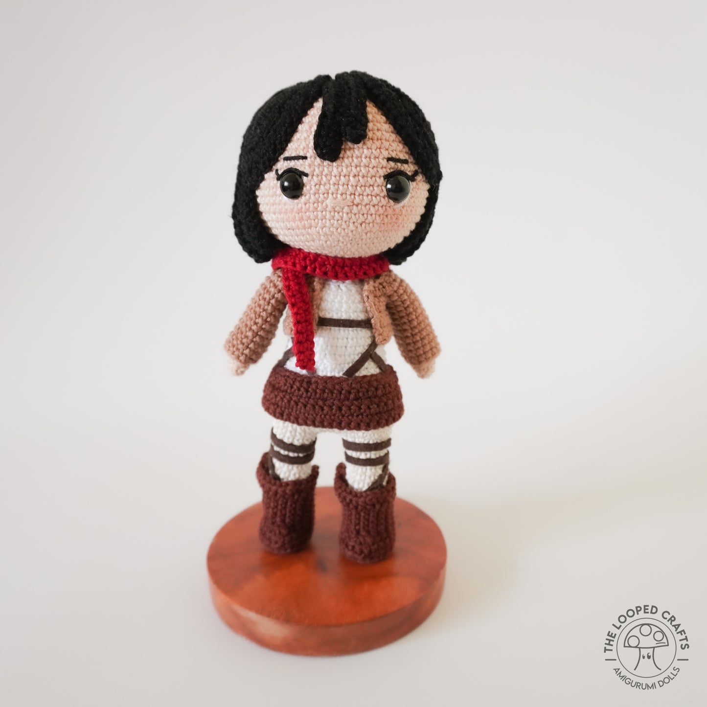 Amigurumi Crochet Pattern Red Scarf