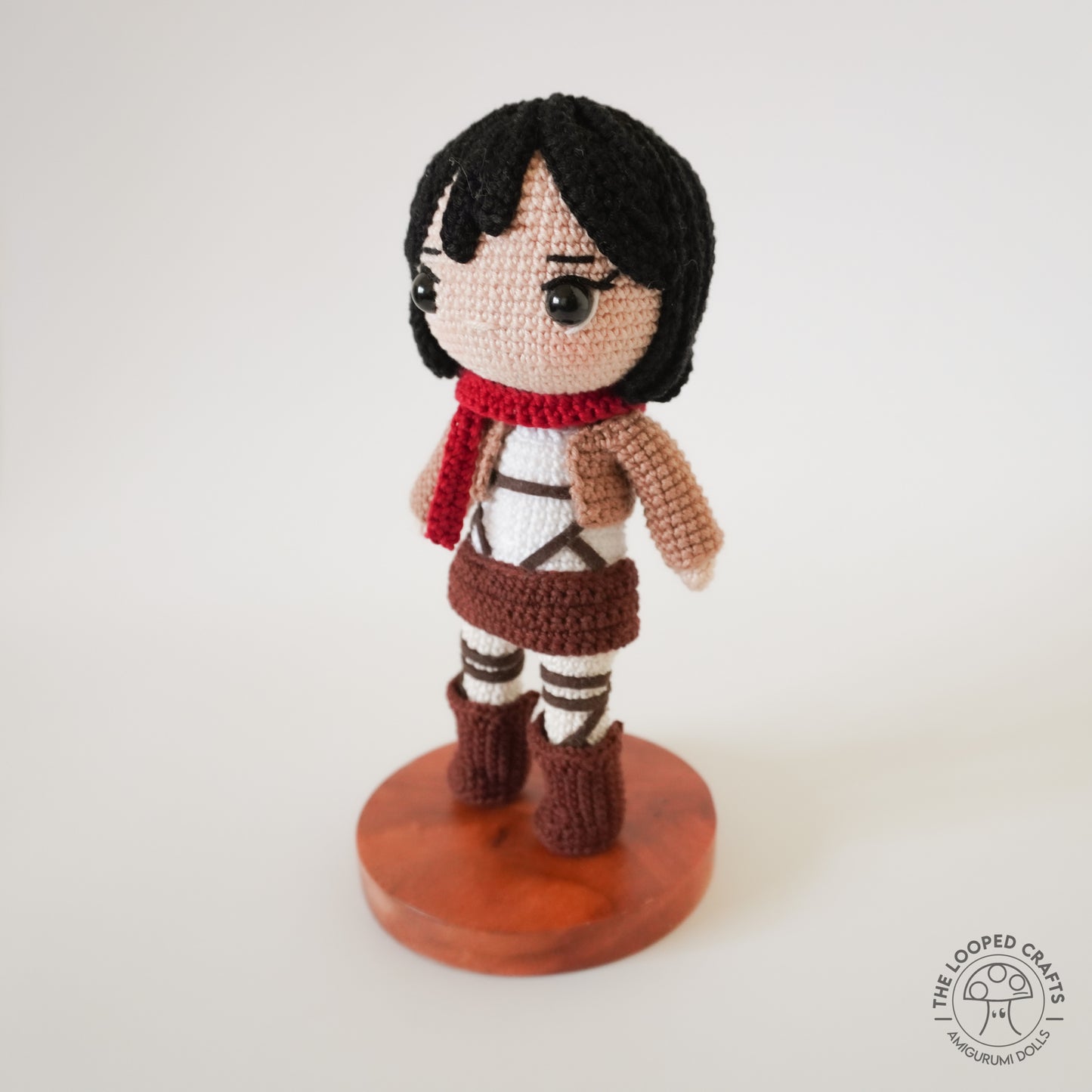 Amigurumi Crochet Pattern Red Scarf