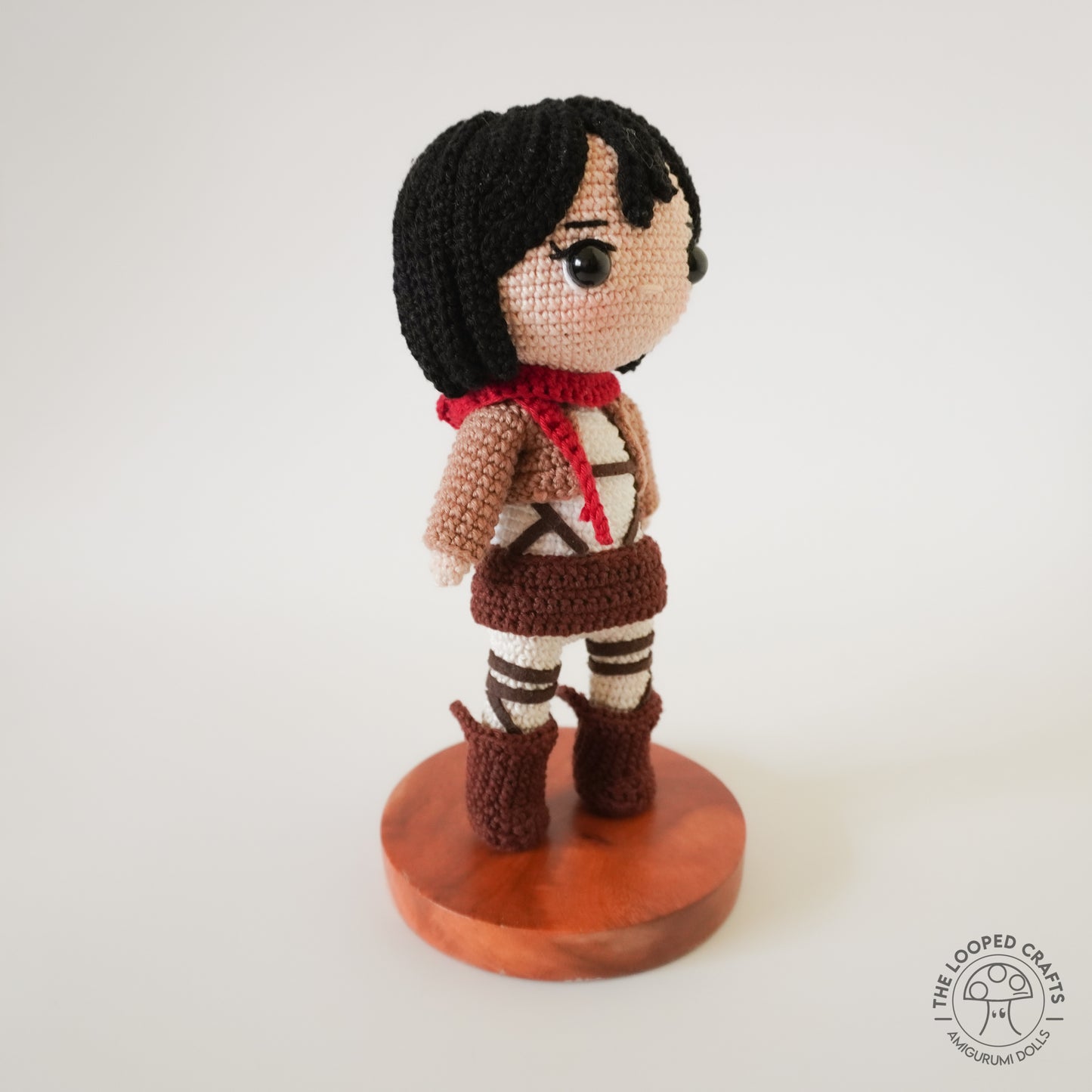 Amigurumi Crochet Pattern Red Scarf