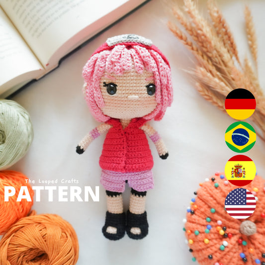 Amigurumi Crochet Pattern Medic Ninja