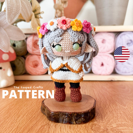 Mini Amigurumi Crochet Elf Mage