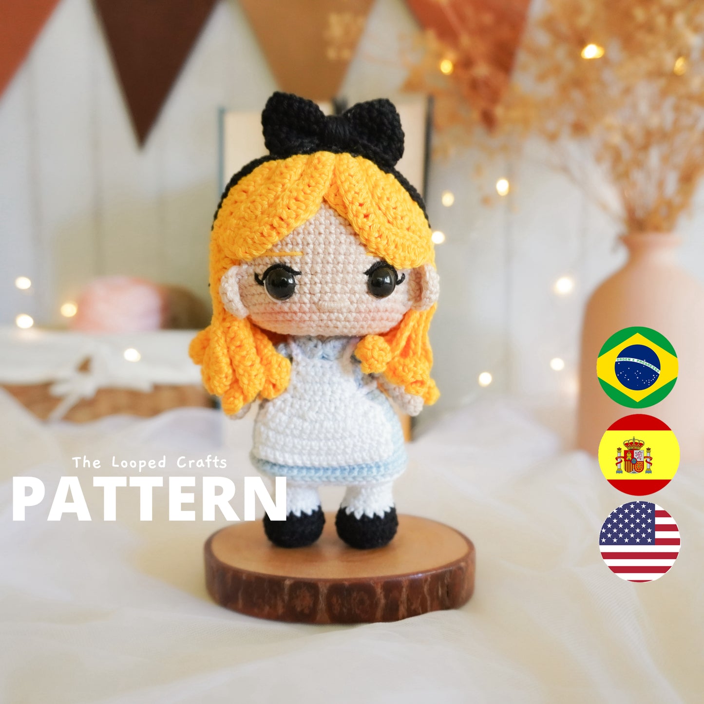 Mini Amigurumi Crochet Pattern Alice