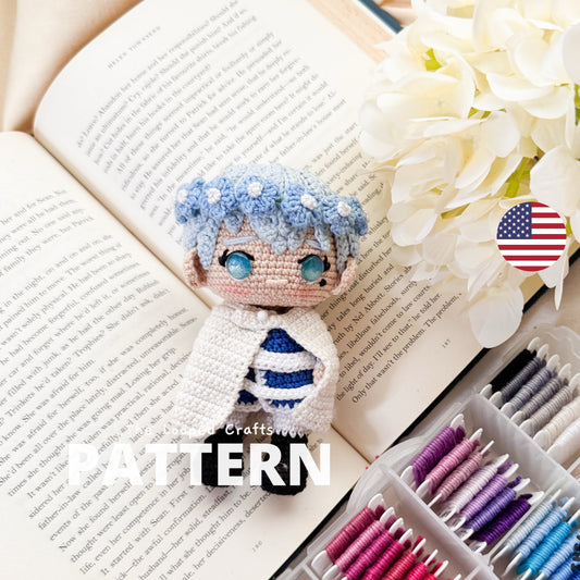 Mini Amigurumi Himmel the Hero