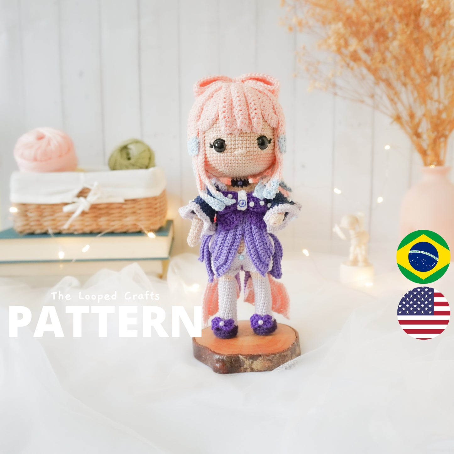 Amigurumi Pattern Inspired Genshin 7 bundle