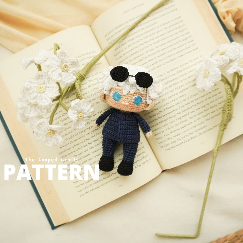 Mini Amigurumi Crochet Gojo – theloopedcrafts