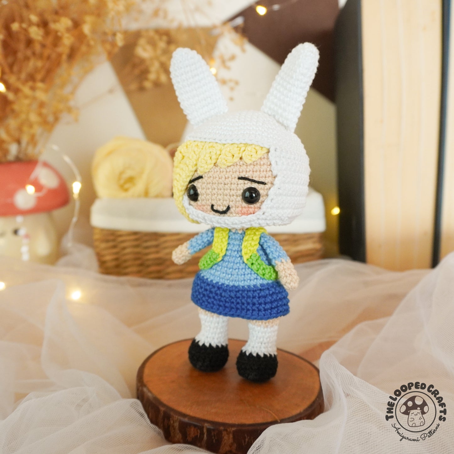 Mini Amigurumi Adventure Time Gender Swap Fionna Inspired