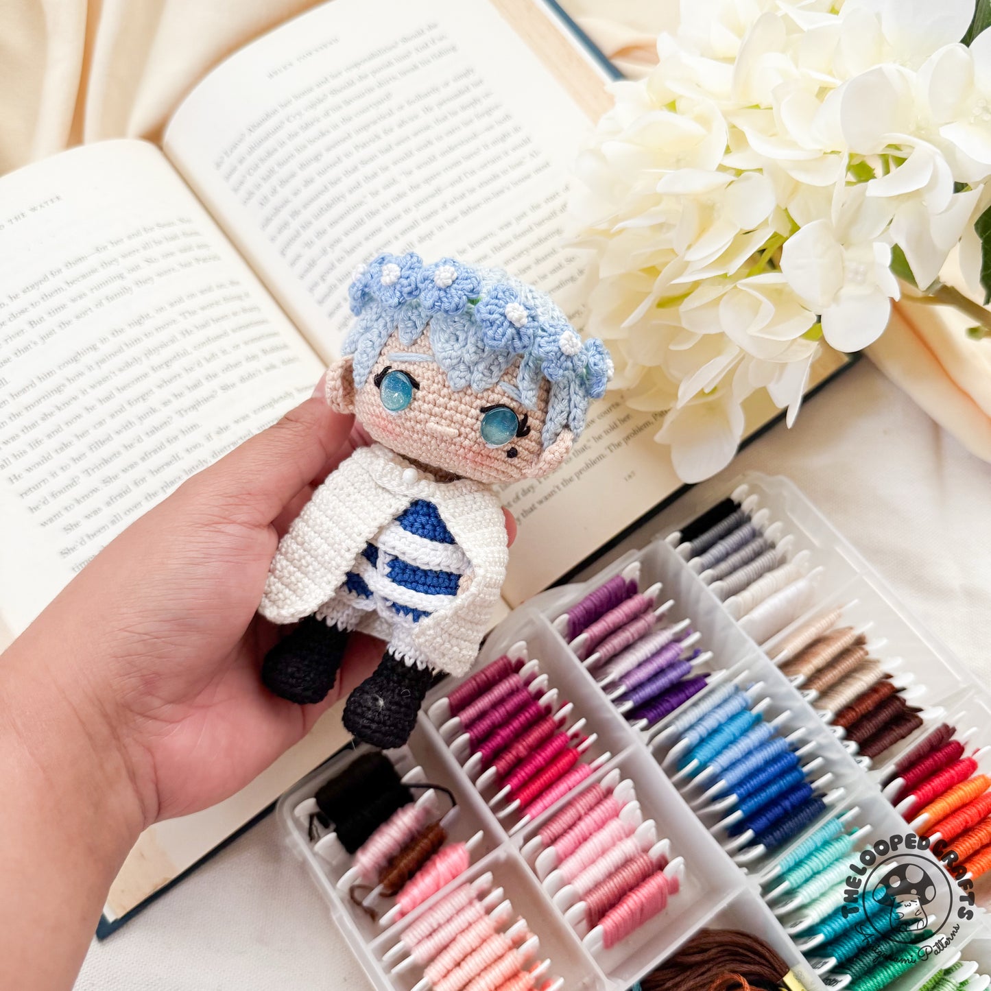 Mini Amigurumi Crochet The Hero and Elf Mage Party