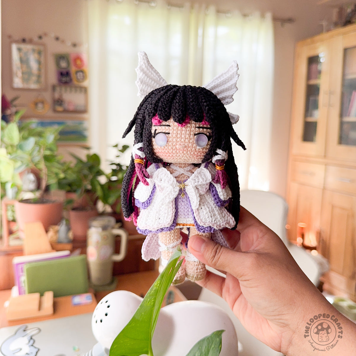 Columbina Hyposelenia Hydro Genshin Impact Amigurumi Pattern