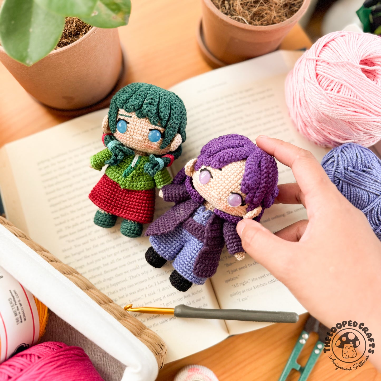 Mini Amigurumi Crochet Apothecary