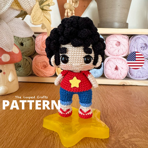 Mini Amigurumi Crochet Pattern Steven Star – theloopedcrafts