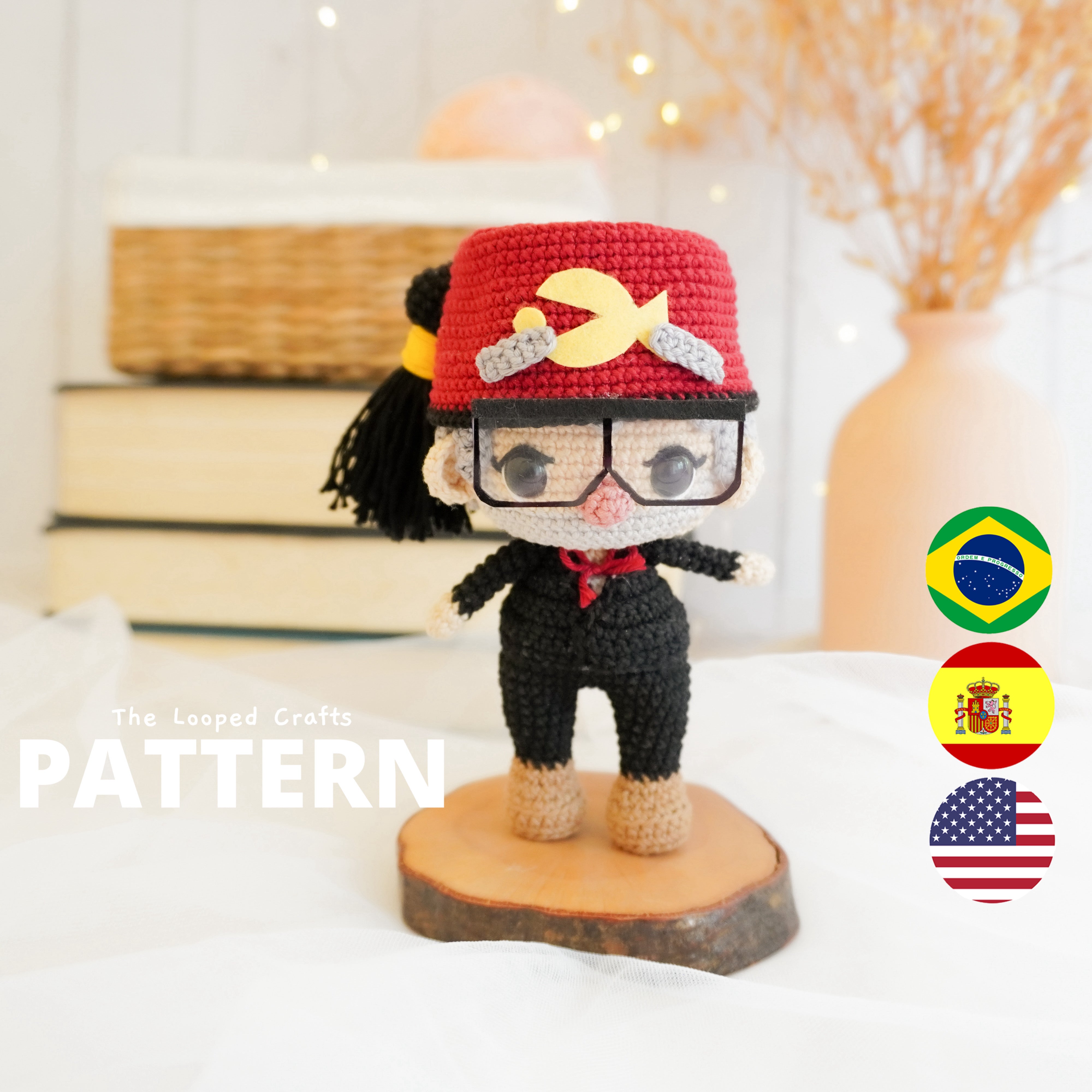 Mini Amigurumi Crochet Pattern Stan – theloopedcrafts