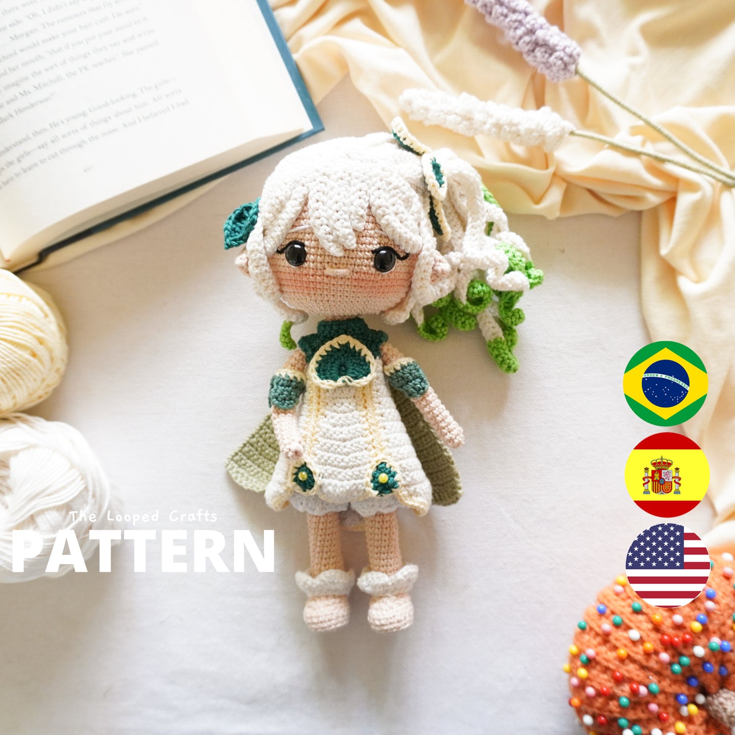 Amigurumi Pattern Inspired Genshin 7 bundle