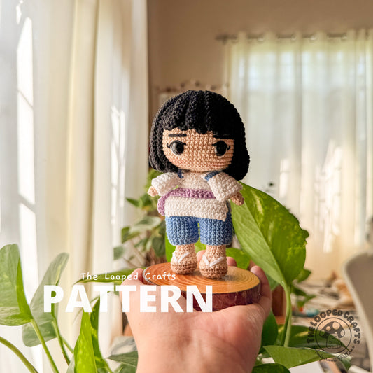 Mini Amigurumi Crochet Haku