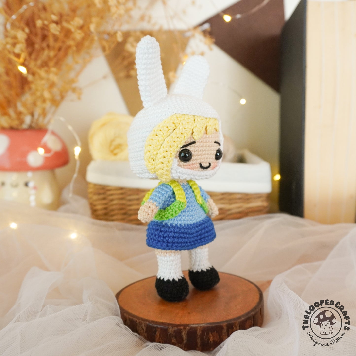 Mini Amigurumi Adventure Time Gender Swap Fionna Inspired