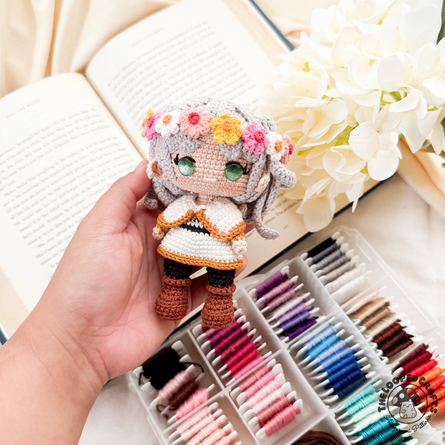 Mini Amigurumi Crochet Elf Mage
