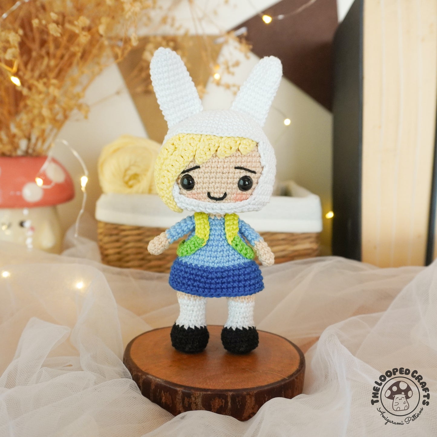 Mini Amigurumi Adventure Time Gender Swap Fionna Inspired