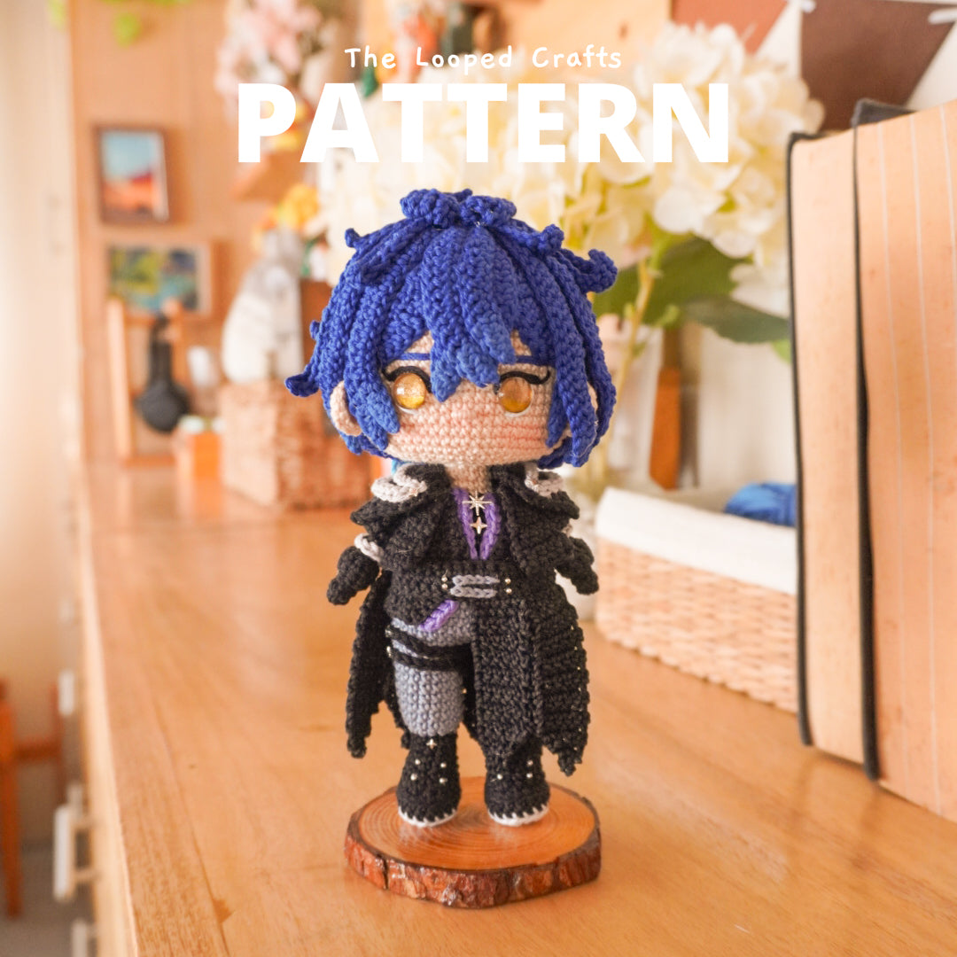 Kyryll Chudomirovich Flins Genshin Impact Amigurumi Pattern