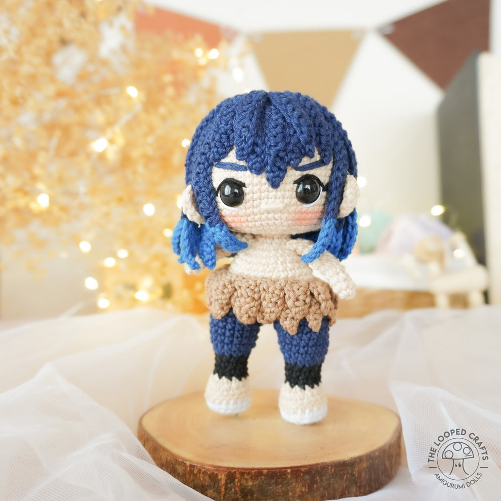Mini Amigurumi Crochet Pattern Inosuke – theloopedcrafts