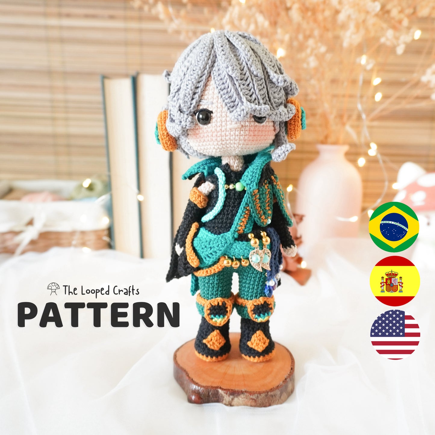 Amigurumi Pattern Inspired Genshin 7 bundle