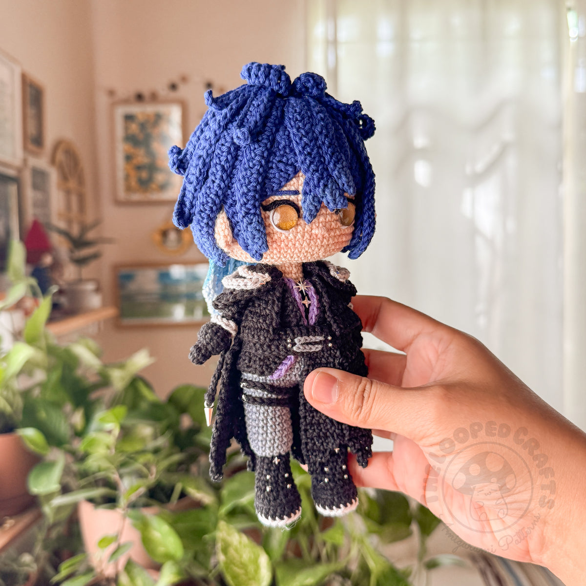 Kyryll Chudomirovich Flins Genshin Impact Amigurumi Pattern