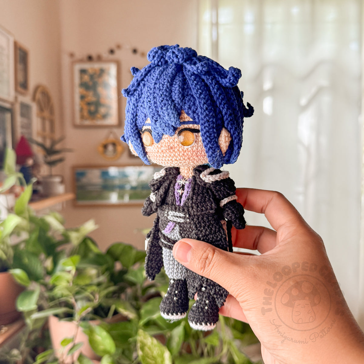 Kyryll Chudomirovich Flins Genshin Impact Amigurumi Pattern