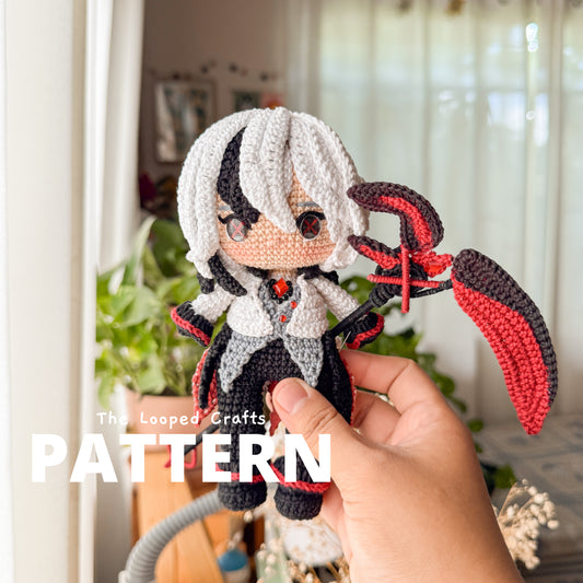 Arlecchino Genshin Impact Amigurumi Pattern
