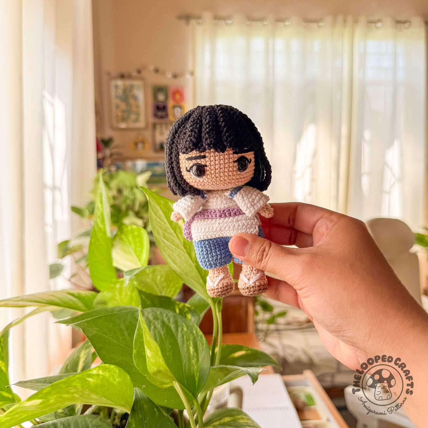 Mini Amigurumi Crochet Haku