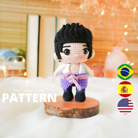 Mini Amigurumi Crochet Pattern Pirate Eye Ninja