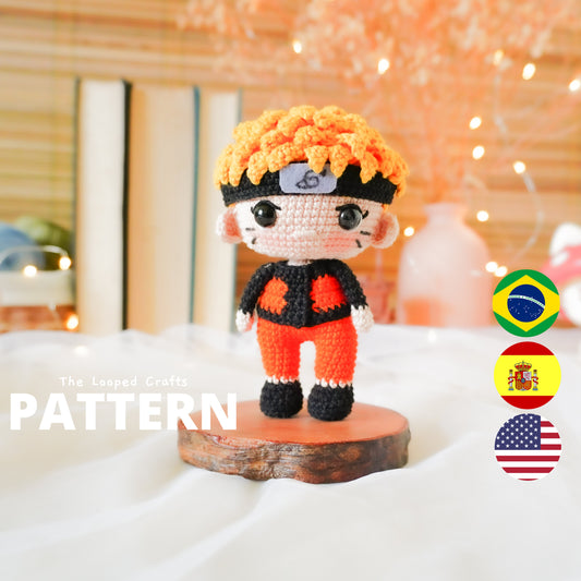 Mini Amigurumi Crochet Pattern Ninja Fox